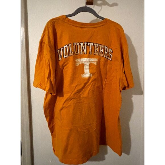 Tennessee Vols Colosseum Mens XL Tee Go Vols Volunteers Shirt UT Big Logo Orange - Picture 2 of 7